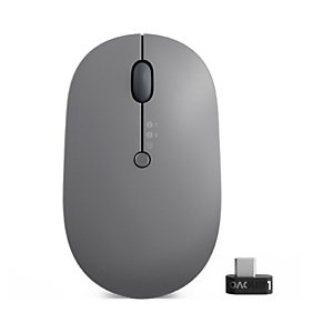 Lenovo Go Multi-Device, Ambidextre, Optique, RF Sans fil + Bluetooth, 2400 DPI, Noir, Gris 4Y51C21217 Lenovo Go Multi-Device, Ambidextre, Optique, RF Sans fil + Bluetooth, 2400 DPI, Noir, Gris 4Y51C21217