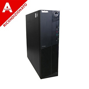 Lenovo Thinkcentre M83 SFF i5-4570, DDR3 4GB, SSD 240GB, Win 10 Pro MAR, Ricondizionato Classe A Lenovo Thinkcentre M83 SFF i5-4570, DDR3 4GB, SSD 240GB, Win 10 Pro MAR, Ricondizionato Classe A