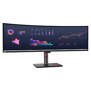 Lenovo ThinkVision P49w-30, 124,5 cm (49''), 5120 x 1440 Pixeles, DQHD, LED, 6 ms, Negro 63DBRAT1EU Lenovo ThinkVision P49w-30, 124,5 cm (49''), 5120 x 1440 Pixeles, DQHD, LED, 6 ms, Negro 63DBRAT1EU