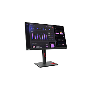 Lenovo ThinkVision T24i-30, 60,5 cm (23.8''), 1920 x 1080 Pixeles, Full HD, LED, 6 ms, Negro 63CFMATXEU Lenovo ThinkVision T24i-30, 60,5 cm (23.8''), 1920 x 1080 Pixeles, Full HD, LED, 6 ms, Negro 63CFMATXEU