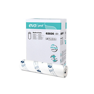 Lenzuolino medico Evo Prof, Pura cellulosa, 160 strappi, Bianco (confezione 6 rotoli) Lenzuolino medico Evo Prof, Pura cellulosa, 160 strappi, Bianco (confezione 6 rotoli)