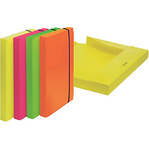 LEONARDI Cartella progetti ''Shocking file'' - Colori assortiti Fluo - Dorso 3 cm - F.to utile 23,5 x 34,5 cm. LEONARDI Cartella progetti ''Shocking file'' - Colori assortiti Fluo - Dorso 3 cm - F.to utile 23,5 x 34,5 cm.