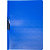 LEONARDI Cartellina con clip fermafogli, 22 x 30 cm, Capacità 40 fogli, PPL, Blu trasparente - 1