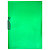 LEONARDI Cartellina con clip fermafogli, 22 x 30 cm, Capacità 40 fogli, PPL, Verde trasparente - 1