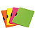 LEONARDI Cartellina con clip fermafogli Shocking File, 22 x 30 cm, Capacità 40 fogli, PPL, Colori Fluo assortiti (confezione 4 pezzi) - 1