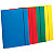 LEONARDI Cartelline a 3 lembi con elastico - Azzurro (confezione 10 pezzi) - 2