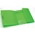 LEONARDI Cartelline a 3 lembi "Shocking File" - Colori assortiti Fluo - Con elastico incrociato - F.to utile 23,5 x 31 cm. - 2