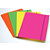 LEONARDI Cartelline a 3 lembi "Shocking File" - Colori assortiti Fluo - Con elastico lungo - F.to utile 23,5 x 34,5 cm. - 2