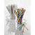 LEONE Cannuccia monouso in carta, Ecologico, ø 0,6 x 21 cm, Colori Assortiti (confezione 250 pezzi) - 2