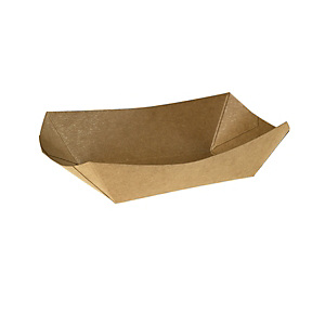 LEONE Vaschetta fritti, KRAFT/PE, Capacità 400 ml, 16,5 x 13,5 x 4,3 cm, Avana (confezione 125 pezzi) LEONE Vaschetta fritti, KRAFT/PE, Capacità 400 ml, 16,5 x 13,5 x 4,3 cm, Avana (confezione 125 pezzi)