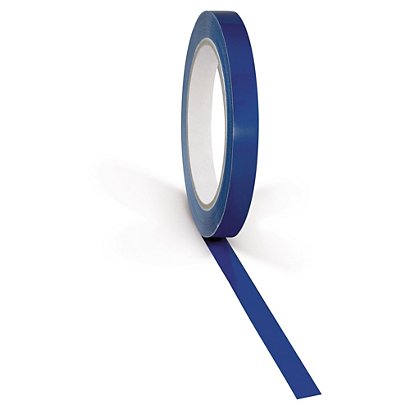 Lepiaca PVC páska 12mm, návin 66m, modrá, hrúbka 57µm | RAJA - 1