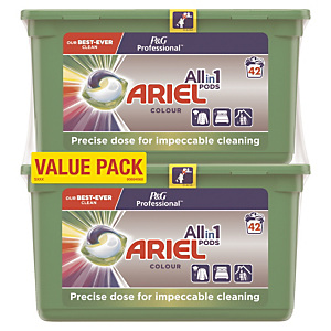 Lessive liquide Ariel Pods 3 en 1 colour, 2x42 dosettes Lessive liquide Ariel Pods 3 en 1 colour, 2x42 dosettes