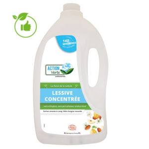 Lessive liquide concentrée écologique Action Verte 142 lavages