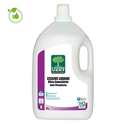 Lessive liquide concentrée écologique L'Arbre Vert 142 lavages