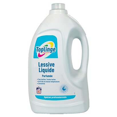 Lessive liquide concentrée économique Toplinge 50 lavages - Lessive liquide