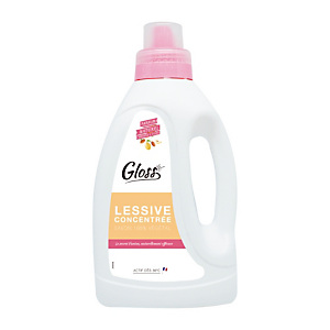 Lessive liquide concentrée Gloss tous textiles 750 ml Lessive liquide concentrée Gloss tous textiles 750 ml
