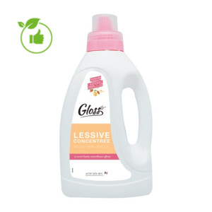 Lessive liquide concentrée Gloss tous textiles 750 ml
