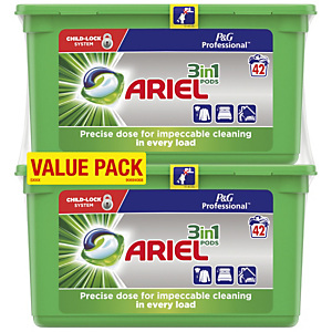 Lessive liquide en dosette Ariel pods 3 en 1, 84 doses fraîcheur classique Lessive liquide en dosette Ariel pods 3 en 1, 84 doses fraîcheur classique