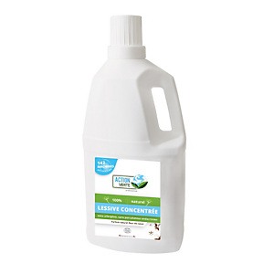 Lessive liquide écologique concentrée Action Verte fleur de coton 5 L - 142 doses Lessive liquide écologique concentrée Action Verte fleur de coton 5 L - 142 doses