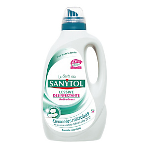 Lessive liquide désinfectante Sanytol 28 lavages Lessive liquide désinfectante Sanytol 28 lavages