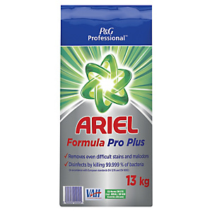 Lessive en poudre Ariel Formula Pro Plus, sac de 13kg