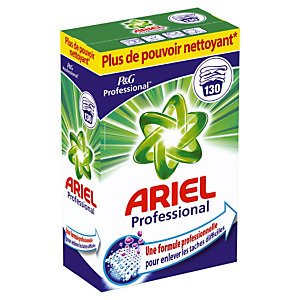 Lessive poudre Ariel Professional, baril de 130 doses