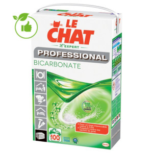 Lessive en poudre Le Chat Professional bicarbonate 100 lavages