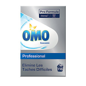 Lessive en poudre concentrée Omo Professional 110 lavages