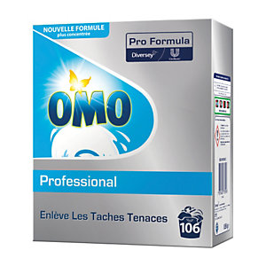 Lessive en poudre Omo Professional 106 lavages
