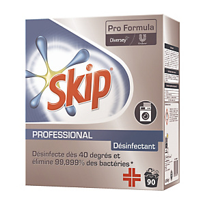 Lessive en poudre désinfectante Skip Professional 95 lavages Lessive en poudre désinfectante Skip Professional 95 lavages