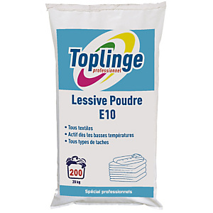 Lessive poudre Toplinge Professionnel 20 kg - 200 doses Lessive poudre Toplinge Professionnel 20 kg - 200 doses