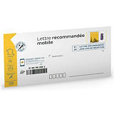 Lettre recommandée mobile 110 x 220 mm - 20 g (Soumis à conditions) Lettre recommandée mobile 110 x 220 mm - 20 g (Soumis à conditions)