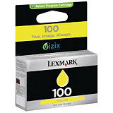 Lexmark 100, 14N0902E, Cartucho de Tinta, Vizix, Amarillo Lexmark 100, 14N0902E, Cartucho de Tinta, Vizix, Amarillo