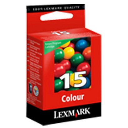 Lexmark 15, 18C2110E, Cartucho de Tinta, Tricolor