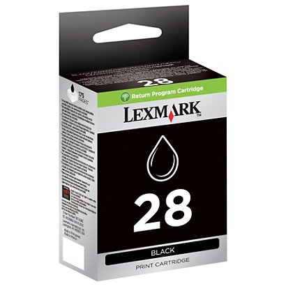 Lexmark 28, 18C1428E, Cartucho de Tinta, Negro - 1