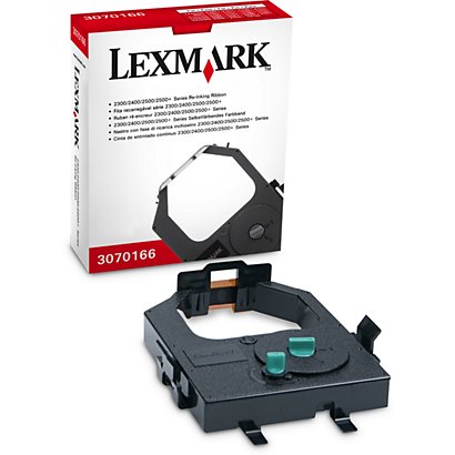 Lexmark 3070166, Cinta de impresión, Negro - 1