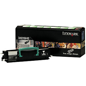 LEXMARK 34016HE Toner Single Pack, hoog pagina opbrengst, zwart