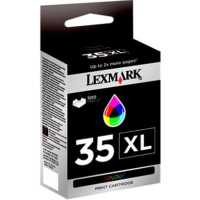 Lexmark 35, 18C0035E, Cartucho de Tinta, Tricolor - 1