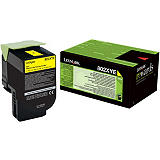 Lexmark 802XYE, 80C2XYE, Tóner Original, Amarillo, Alta Capacidad Lexmark 802XYE, 80C2XYE, Tóner Original, Amarillo, Alta Capacidad