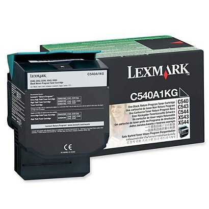 Lexmark C540A1KG, Tóner Original, Negro