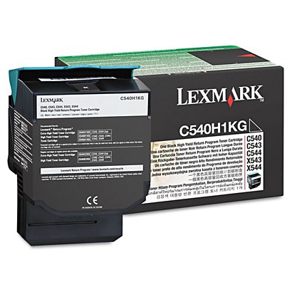 Lexmark C540H1KG, Tóner Original, Negro, Alta capacidad - 1
