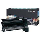 Lexmark C782X1CG, Tóner Original, Cian, Alta capacidad Lexmark C782X1CG, Tóner Original, Cian, Alta capacidad