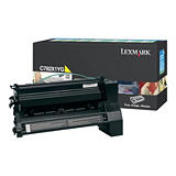 Lexmark C782X1YG, Tóner Original, Amarillo, Alta Capacidad Lexmark C782X1YG, Tóner Original, Amarillo, Alta Capacidad