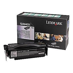 Lexmark Toner Original 12A8425 (Pack de 1) à rendement élevé - Noir