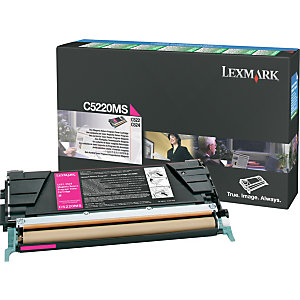 Lexmark Toner Original C5220MS M, (Pack de 1), Magenta