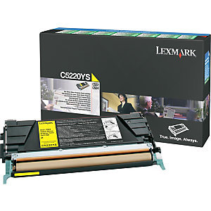 Lexmark Toner Original C5220YS J, (Pack de 1), Jaune
