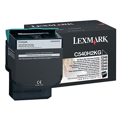 LEXMARK Toner Original C540N, C540H2KG, (Pack de 1), Grande capacité, Noir