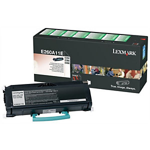 Lexmark Toner Original E260A11E N, (Pack de 1), Noir