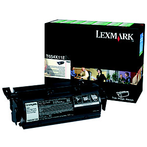 Lexmark Toner Original T654, T654X11E Extra longue durée (pack de 1), Noir