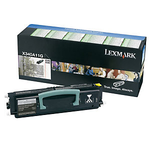 LEXMARK Toner Original X340A11G N, (Pack de 1), Noir